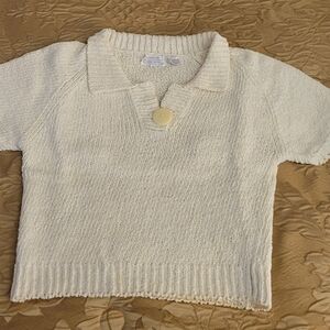 VINTAGE RENEE' TENER FOR JEANNE PIERRE IVORY WOMEN'S SWEATER